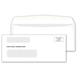Double Window Confidential Envelope Not Imprinted
