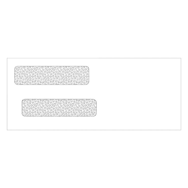 Double Window Confidential Envelopes 8 5/8 X 3 5/8