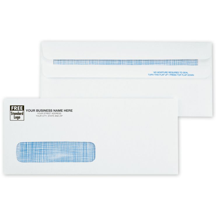 Single Window Confidential Envelope Self Seal 92508