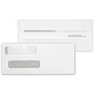 Check Envelopes, Double Window, Self Seal Not Imprinted