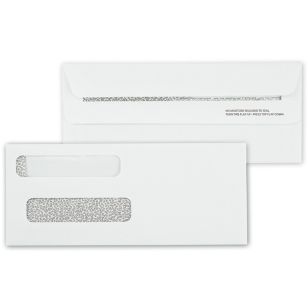 Double Window Self Seal Check Envelope