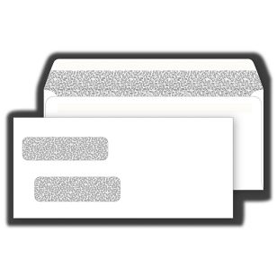 Double Window Confidential Self Seal Envelope Not Imprinted