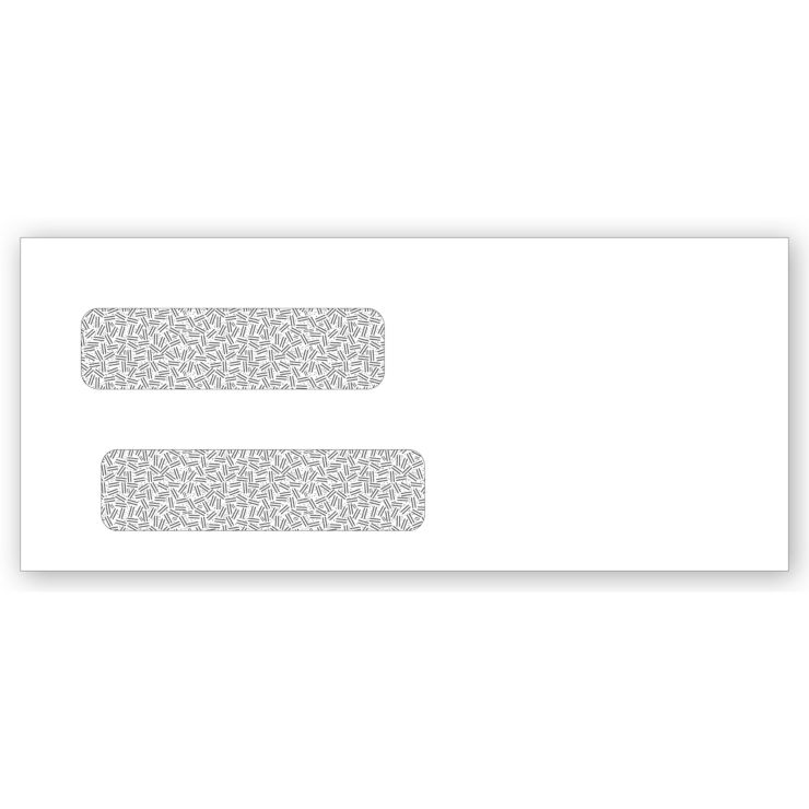 Double Window Confidential Self Seal Envelope Not Imprinted