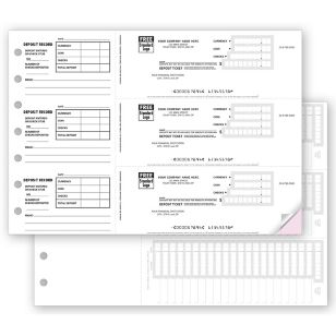 Deposit Tickets - 3-On-A-Page 1-Part