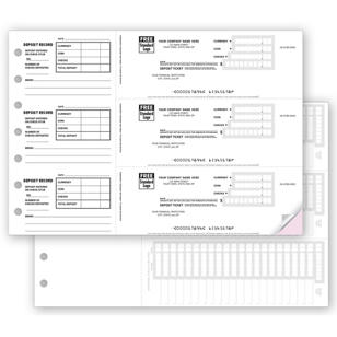 Deposit Tickets - 3-On-A-Page 1-Part