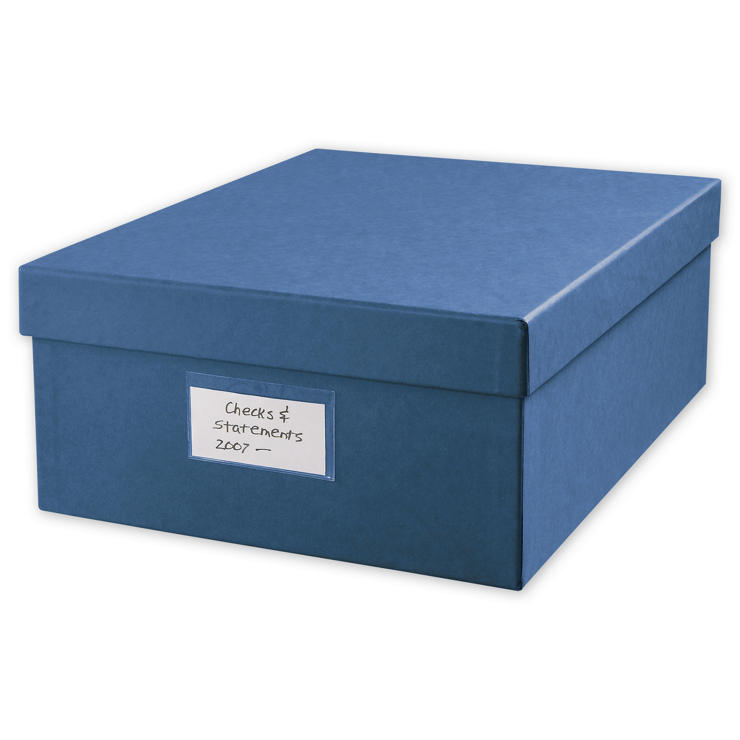 Large 12 x 9 3/4" Cancelled Check Storage Box