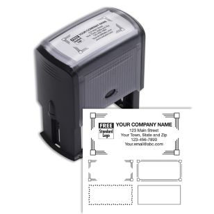 Name & Address Stamp, Large - Self-Inking