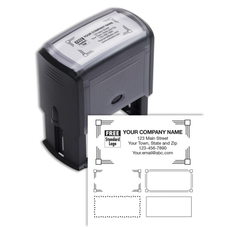Name & Address Stamp, Large - Self-Inking