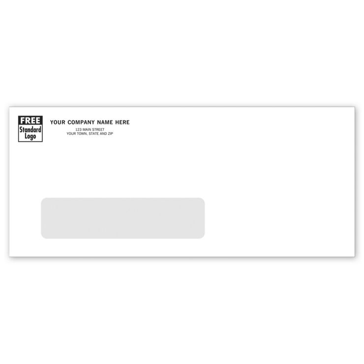 #10 Single Window Envelope
