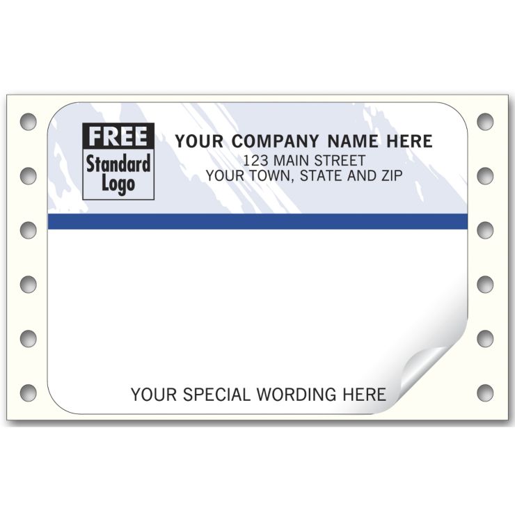 Mailing Labels, Continuous, Colors Design