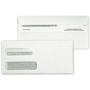 Double Window Confidential Self Seal Envelope Not Imprinted