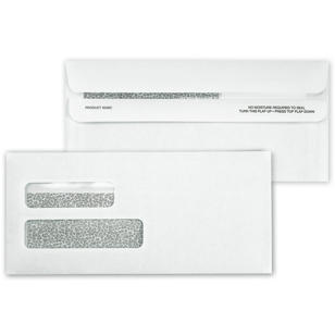 Double Window Confidential Self Seal Envelope Not Imprinted