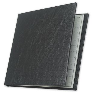 3-On-A-Page Checkminder Cover - Black