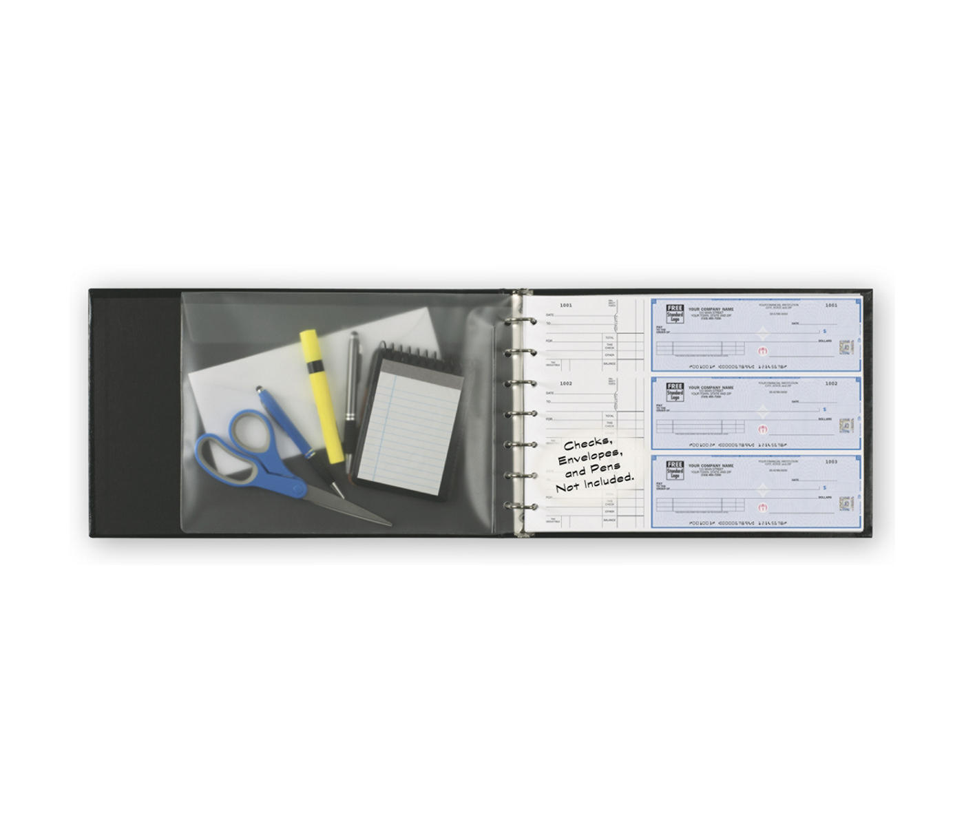 Binder for 3-On-A-Page Checks