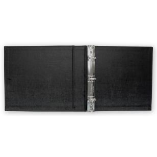 Binder for 3-On-A-Page Checks with Side-Tear Vouchers - Black