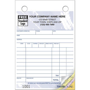 Multi-Purpose Color Register Forms, Small Format 2-Part