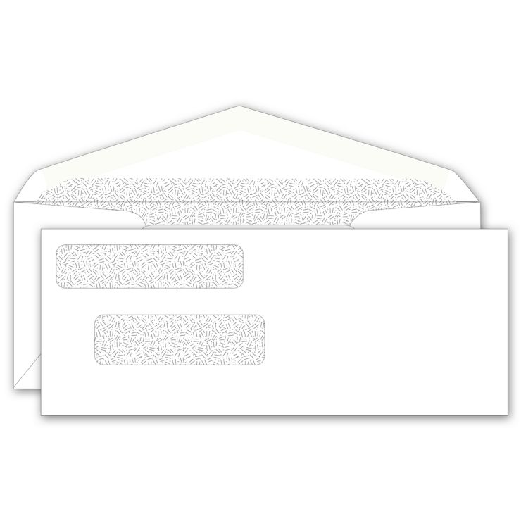 Center Write Long Check Envelope