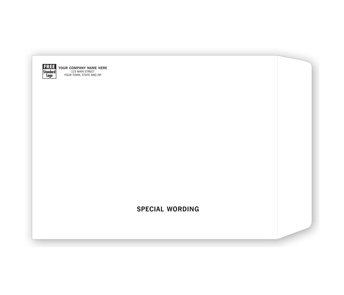 9 x 12 White Mailing Envelope