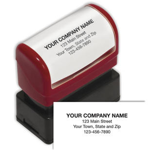 Name and Address Stamp, Small - Pre-Inked