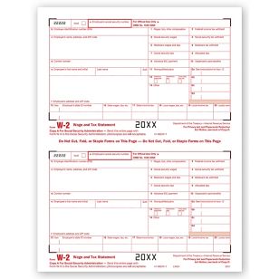 Laser W-2, Federal Copy A