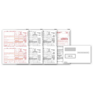 Laser 1099-MISC Income Set & Envelope Kit, 5-part