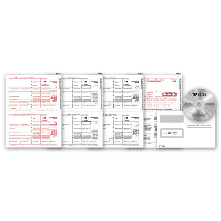 2022 Laser 1099 Tax Form & Tax Software Bundle