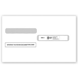 4-Up Box Laser W-2 Double-Window Envelope