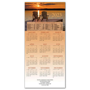 2023 By the Lake Calendar Card