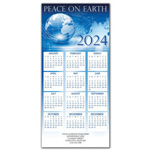 2024 Wishes Calendar Cards - White