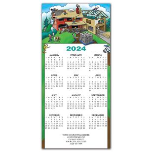 This New House Contractor & Builder Calendar Cards - White
