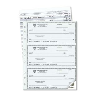 3-On-A-Page Compact Size Duplicate Checks with Register