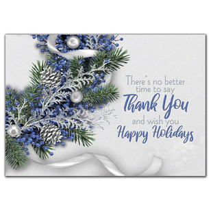 Truly Thankful Holiday Cards - White