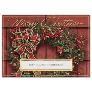 Cedar Lodge Christmas Cards - White