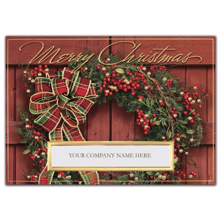 Cedar Lodge Christmas Cards - White