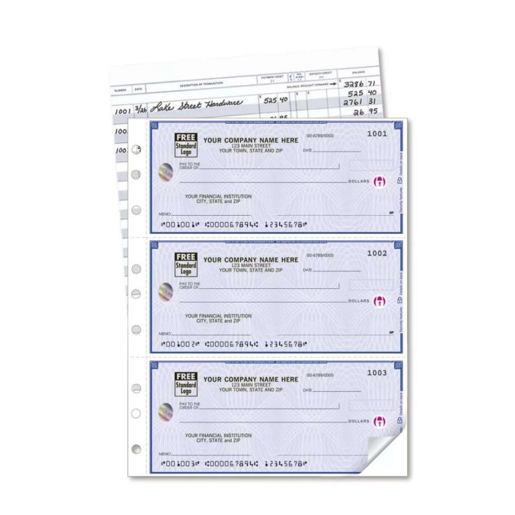 High Security 3-On-A-Page Compact Duplicate Checks