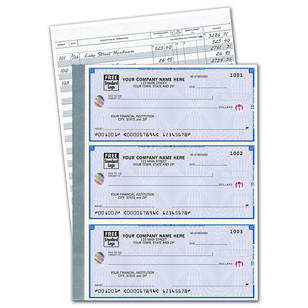 High Security 3-On-A-Page Compact Size Checks