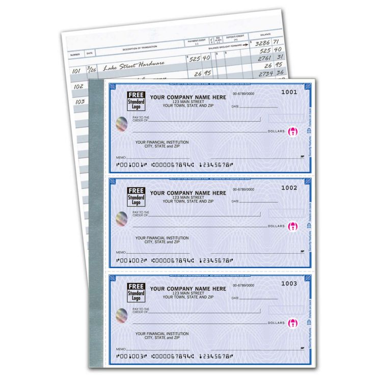 High Security 3-On-A-Page Compact Size Checks