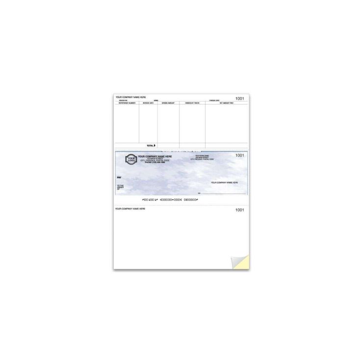 Laser Middle Cheque - 1 Part