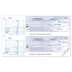 Two-To-A-Page General Expense Cheque - 1 Part