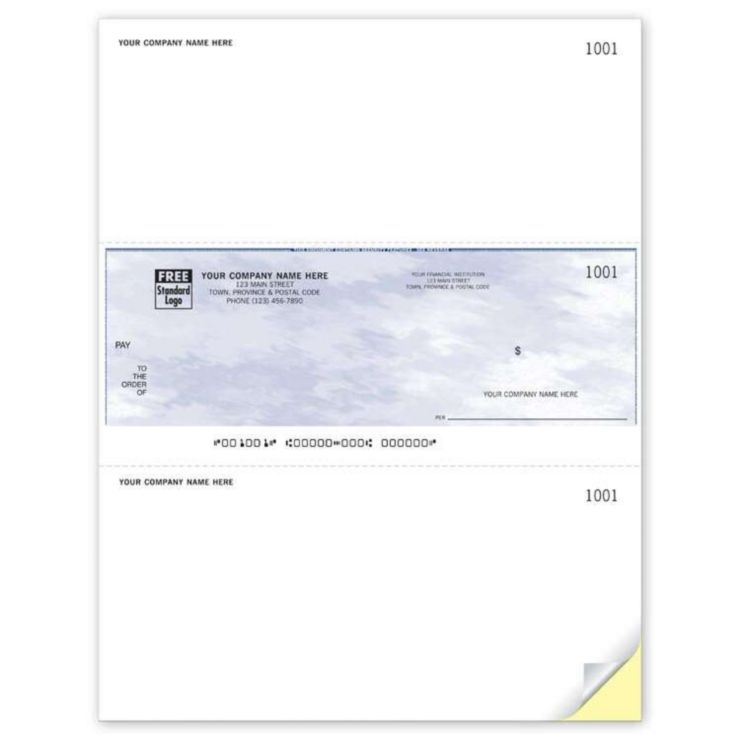 Laser Middle Cheque - 1 Part