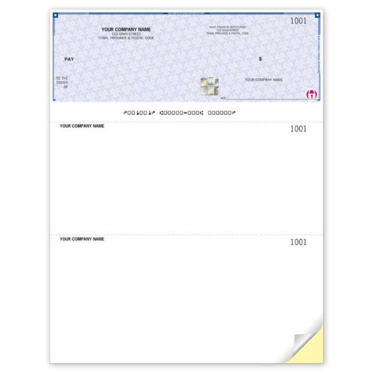 High Security Top Cheques - 1 Part