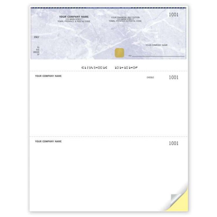 Security Laser Top Cheque - 1 Part
