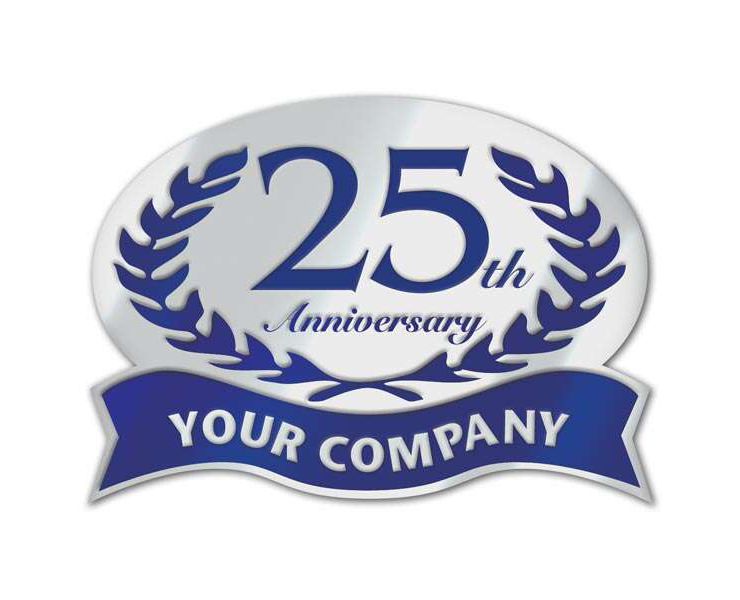 Anniversary Seal - 2 1/4" x 1 5/8" - Bronze