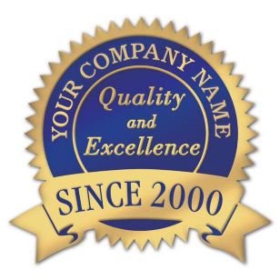 Anniversary Seal - 2 x 1 7/8