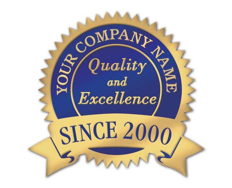 Anniversary Seal - 2" x 1 7/8" - Bronze