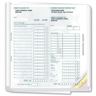 Deposit Slip Book - 6 13/16 x 7