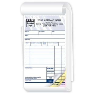 Compact Sales Book - 3 4/10 x 5 1/8" - 2 Part