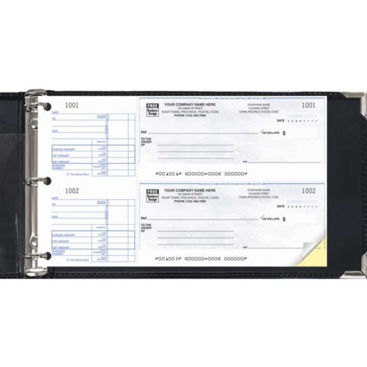 W440 Cheque & W4437 Binder - 1 Part