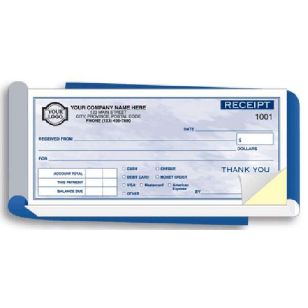 Receipt Book - 6 1/4 x 2 5/6