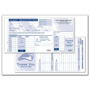 Guest Registration Card - 8 1/2 x 4 1/4